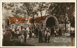 House of David - Park Depot, Miniature Railway Benton Harbor, MI Postcard Postcard Postcard