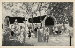 Park Depot, Miniature Railway, House of David Postcard