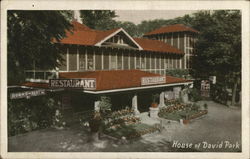 House of David - Eden Springs, Restaurant Benton Harbor, MI Postcard Postcard Postcard