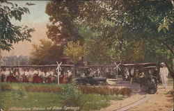 House of David - Eden Springs, Miniature Trains Benton Harbor, MI Postcard Postcard Postcard