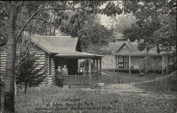 Cottages at Eden Springs Park, House of David Postcard