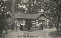 Cottages at Eden Springs Park, House of David Postcard