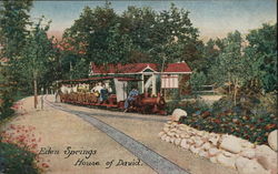 House of David - Eden Springs, Miniature Train Benton Harbor, MI Postcard Postcard Postcard