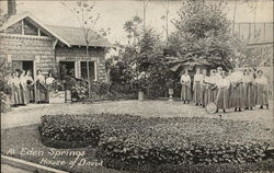 At Eden Springs, House of David, Women with Instruments Benton Harbor, MI Postcard Postcard Postcard