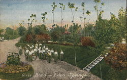 House of David - Eden Springs, Girls Band Benton Harbor, MI Postcard Postcard Postcard