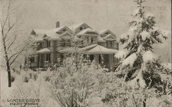 House of David - Eden Springs, Winter Scene Benton Harbor, MI Postcard Postcard Postcard