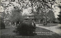 Diamond House Grounds, House of David Benton Harbor, MI Postcard Postcard Postcard