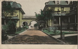 Main Entrance to the House of David Benton Harbor, MI Postcard Postcard Postcard