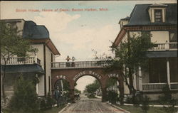 House of David - Shiloh House Benton Harbor, MI Postcard Postcard Postcard