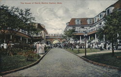 House of David - Main Entrance Benton Harbor, MI Postcard Postcard Postcard