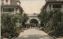 House of David - Eden Springs, Entrance Benton Harbor, MI Postcard Postcard Postcard