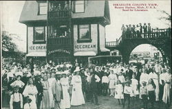 Israelite Colony, Cafe Benton Harbor, MI Postcard Postcard Postcard