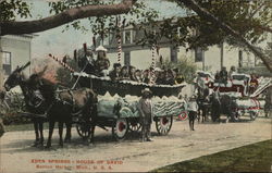 House of David - Eden Springs, Parade Floats Benton Harbor, MI Postcard Postcard Postcard