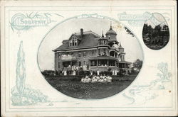 Israelite House of David - Eden Springs, Administration Building Postcard