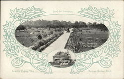 Israelite House of David - Eden Springs, Park Entrance Postcard