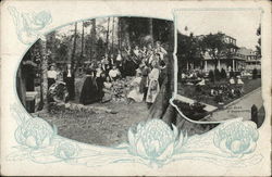 Girls Bank at Eden Springs, Israelite Colony Postcard