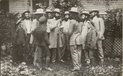 Israelite Colony, House of David - Group of Men Benton Harbor, MI Postcard Postcard Postcard