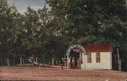 The Entrance to Eastman Springs Postcard