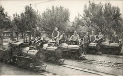 Miniature Railroad Benton Harbor, MI House of David Postcard Postcard Postcard