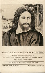 Picture of "Jesus The Good Shepherd" House of David Postcard Postcard Postcard