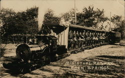 Miniature Railway Benton Harbor, MI House of David Postcard Postcard Postcard