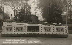 Blossom Parade Float 1954 Benton Harbor, MI Postcard Postcard Postcard