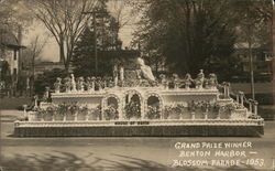 Grand Prize Winner, Benton Harbor Blossom Parade, 1953 Michigan Postcard Postcard Postcard