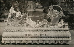 Women on a Parade Float Benton Harbor, MI Postcard Postcard Postcard