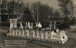 House of David Float Blossom Parade 1939 "Grand Prize Winner" Postcard