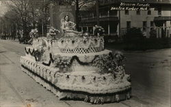 Blossom Parade Benton Harbor, MI Postcard Postcard Postcard