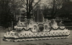 Decorated Float - Blossom Parade, 1935 Benton Harbor, MI Postcard Postcard Postcard