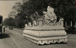 House of David Parade Float on Street Postcard Postcard Postcard