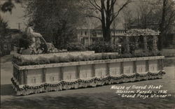 House of David Float, Blossom Parade ~ 1936 "Grand Prize Winner" Postcard