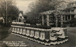 House of David Float, Blossom Parade ~ 1936 "Grand Prize Winner" Postcard