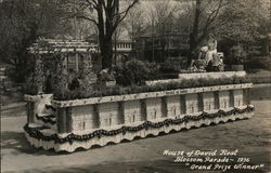 House of David Float, Blossom Parade ~ 1936 "Grand Prize Winner" Benton Harbor, MI Postcard Postcard Postcard