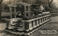 Blossom Parade Float Benton Harbor, MI Postcard Postcard Postcard