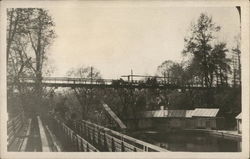 Bridge, House of David Park Benton Harbor, MI Postcard Postcard Postcard