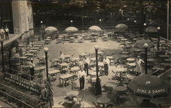 Beer Garden Postcard