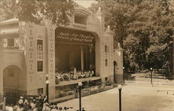 Open-Air Theatre House of David Park Postcard