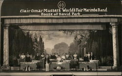 Clair Omar Musser's World's Fair Marimba Band - House of David Park Benton Harbor, MI Postcard Postcard Postcard