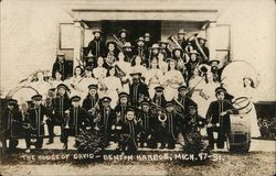 Musicians with Instruments - Flying Rollers, the House of David Benton Harbor, MI Postcard Postcard Postcard