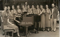 House of David - Ladies Orchestra Benton Harbor, MI Postcard Postcard Postcard