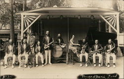 Band Performing Postcard