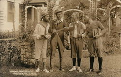 Mens Quartet Postcard