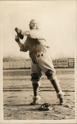 Catcher of baseball Team Postcard