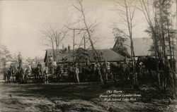 The Barn, House of David Lumber Camp Postcard