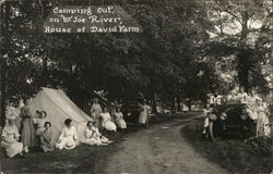 Camping Out on St. Joe River Postcard