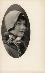 A Woman Wearing a Bonnet House of David Postcard Postcard Postcard