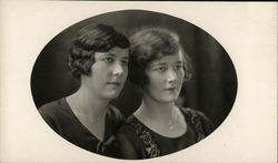 Two Stylish Women Postcard