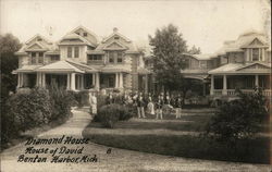 Diamond House Benton Harbor, MI House of David Postcard Postcard Postcard